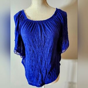 Flowy royal blue top